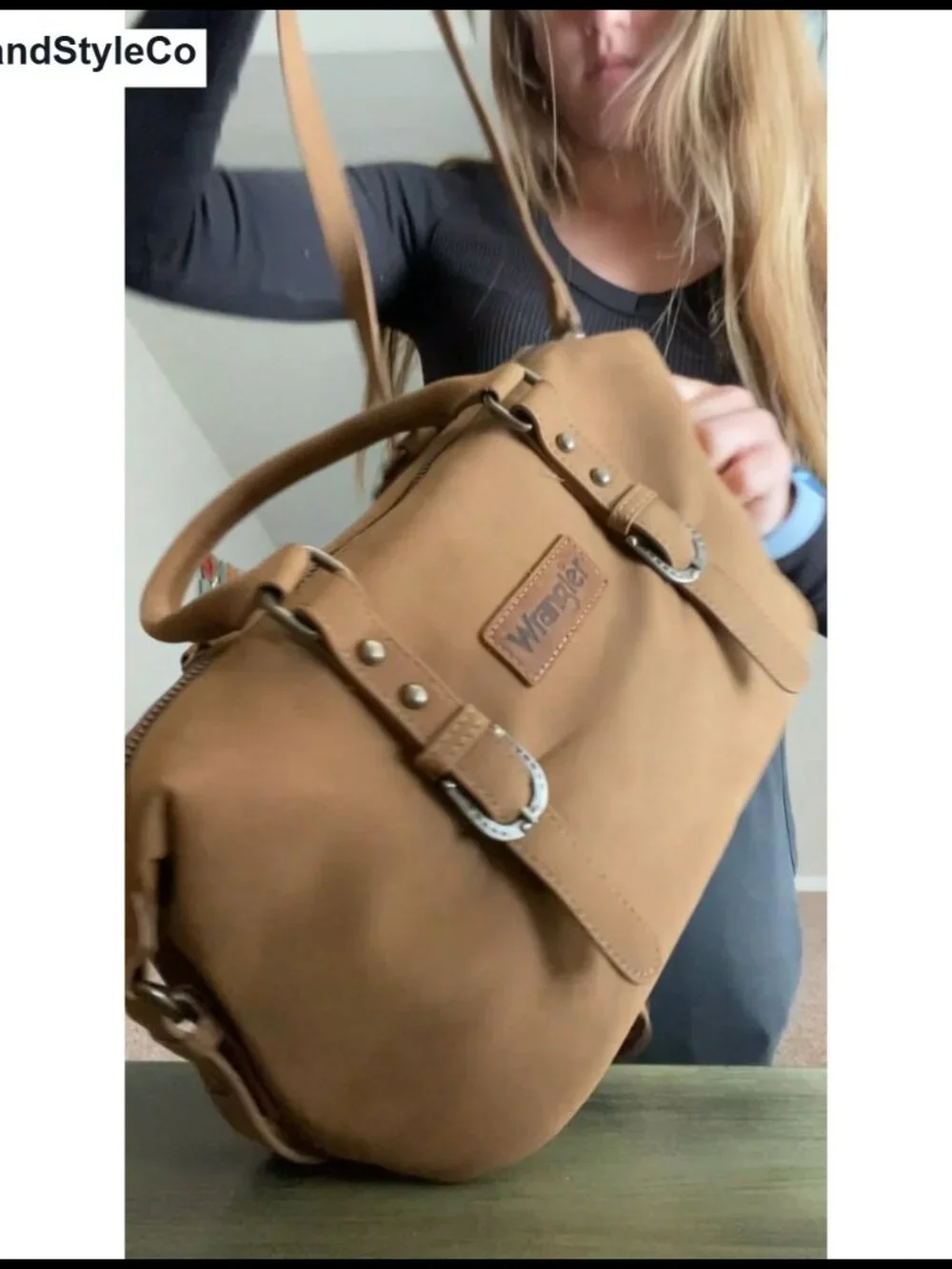 Suede Doctor Bag Top Handle Purse Hobo Shoulder Barrel Satchel Handbags for